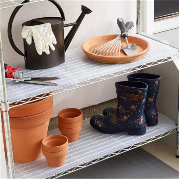 Clear Classic Easy Liner Shelf Liner, Non-Adhesive, Clear, 12 Inches x 20 Feet - Picture 4 of 7